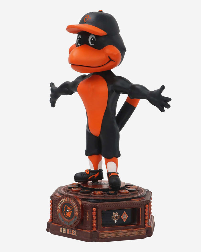 Oriole Bird Baltimore Orioles Patch Collection Mascot Bobblehead FOCO - FOCO.com