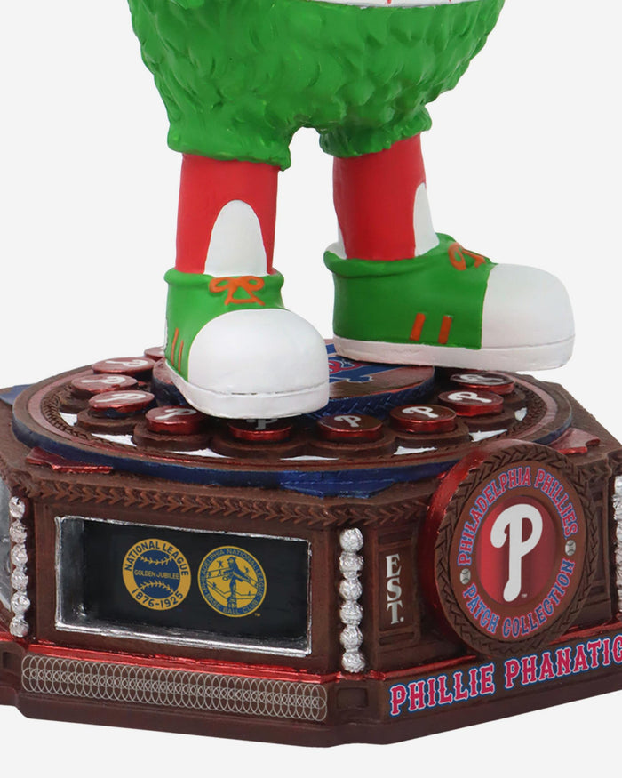 Phillie Phanatic Philadelphia Phillies Patch Collection Mascot Bobblehead FOCO - FOCO.com
