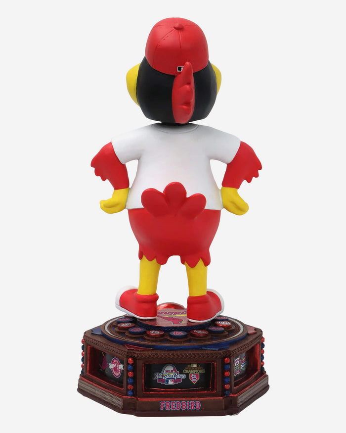 Fredbird St Louis Cardinals Patch Collection Mascot Bobblehead FOCO - FOCO.com