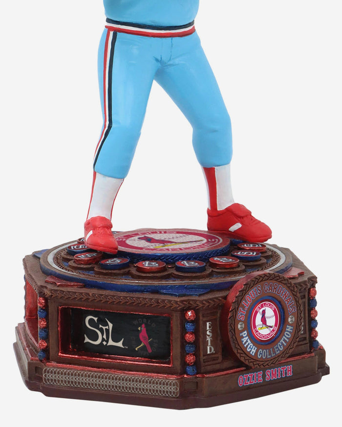 Ozzie Smith St Louis Cardinals Patch Collection Bobblehead FOCO - FOCO.com