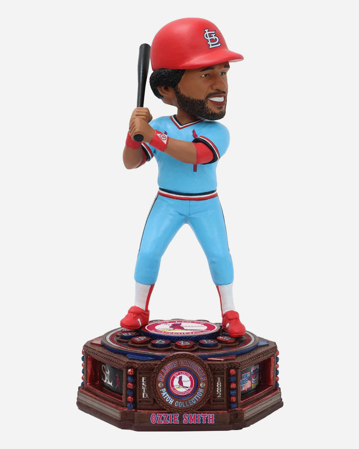 Ozzie Smith St Louis Cardinals Patch Collection Bobblehead FOCO - FOCO.com