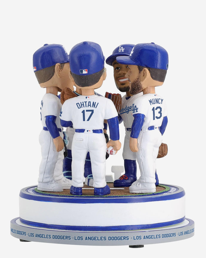 Los Angeles Dodgers Mound Visit Spinner Mini Bobblehead Scene FOCO - FOCO.com