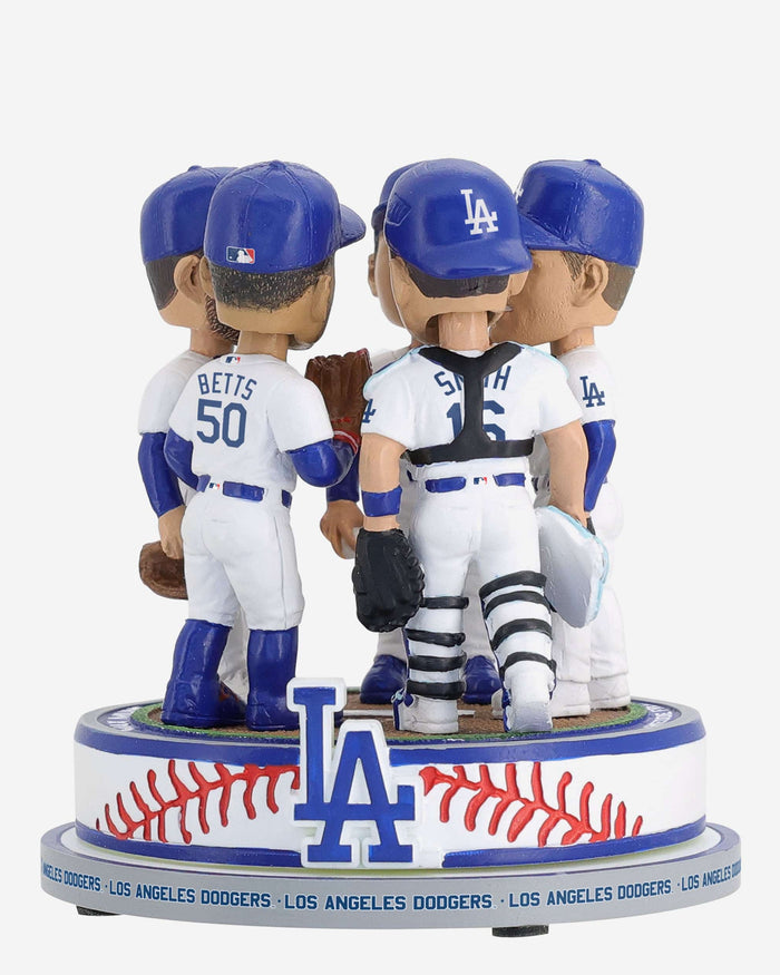 Los Angeles Dodgers Mound Visit Spinner Mini Bobblehead Scene FOCO - FOCO.com