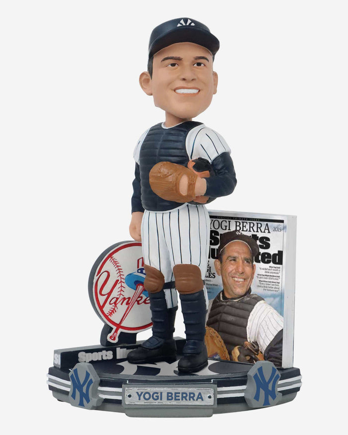 Yogi Berra New York Yankees Sports Illustrated Cover Bobblehead FOCO - FOCO.com