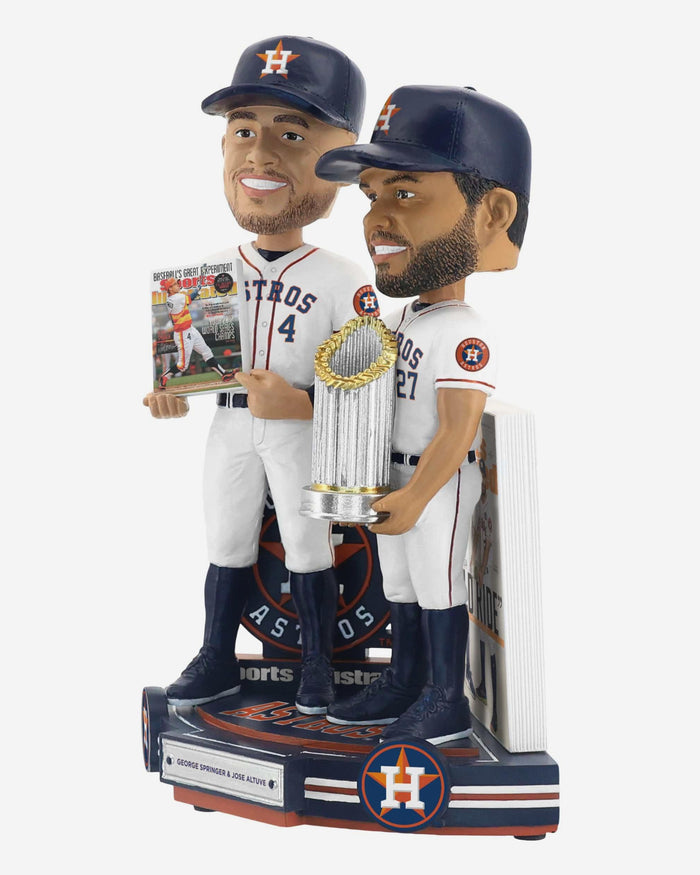 George Springer & Jose Altuve Houston Astros A Wild Ride Sports Illustrated Cover Bobblehead FOCO - FOCO.com