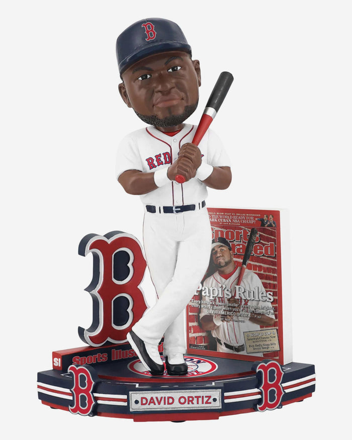 David Ortiz Boston Red Sox Papi Rules Sports Illustrated Cover Bobblehead FOCO - FOCO.com