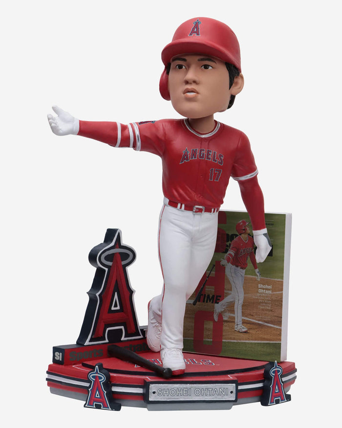 Shohei Ohtani Los Angeles Angels Hitting Sports Illustrated Cover Bobblehead FOCO - FOCO.com