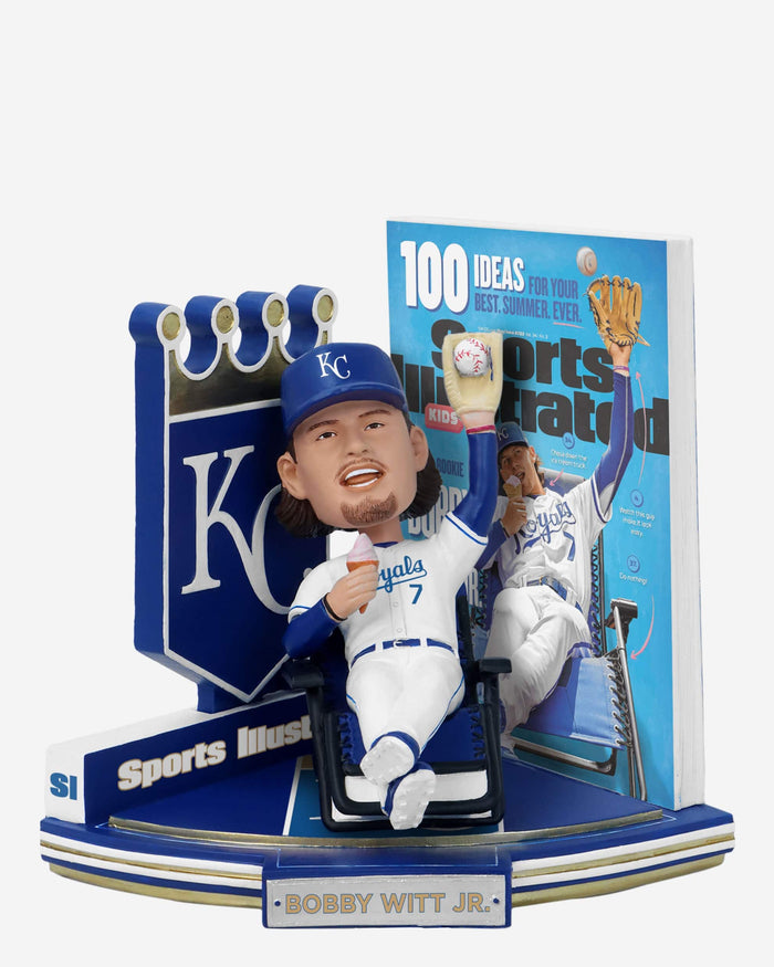 Bobby Witt Jr Kansas City Royals Rookie Sports Illustrated Cover Bobblehead FOCO - FOCO.com