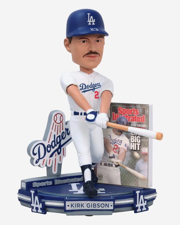 Kirk Gibson Los Angeles Dodgers LA's Big Hit Sports Illustrated Cover Bobblehead FOCO - FOCO.com