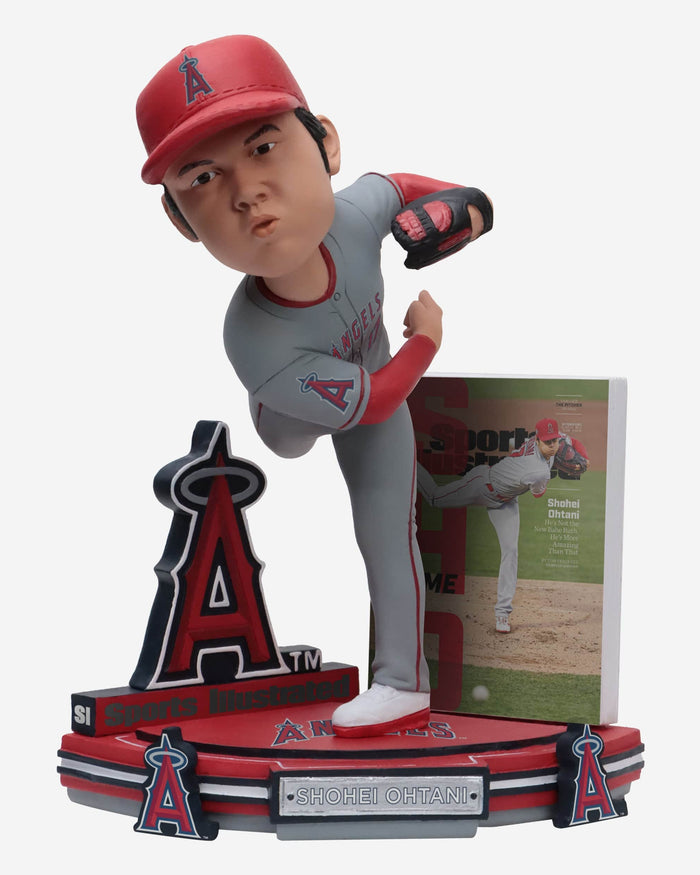 Shohei Ohtani Los Angeles Angels Pitching Sports Illustrated Cover Bobblehead FOCO - FOCO.com