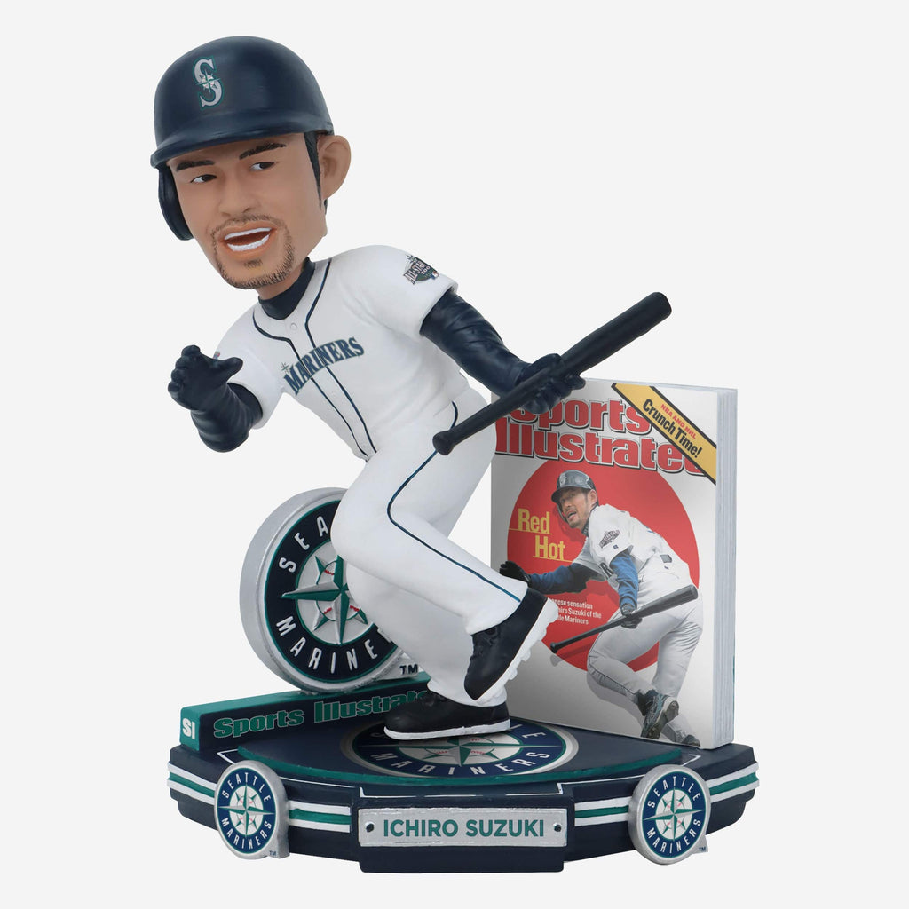 Ichiro Suzuki Seattle Mariners Sports Illustrated Cover Bobblehead FOCO - FOCO.com