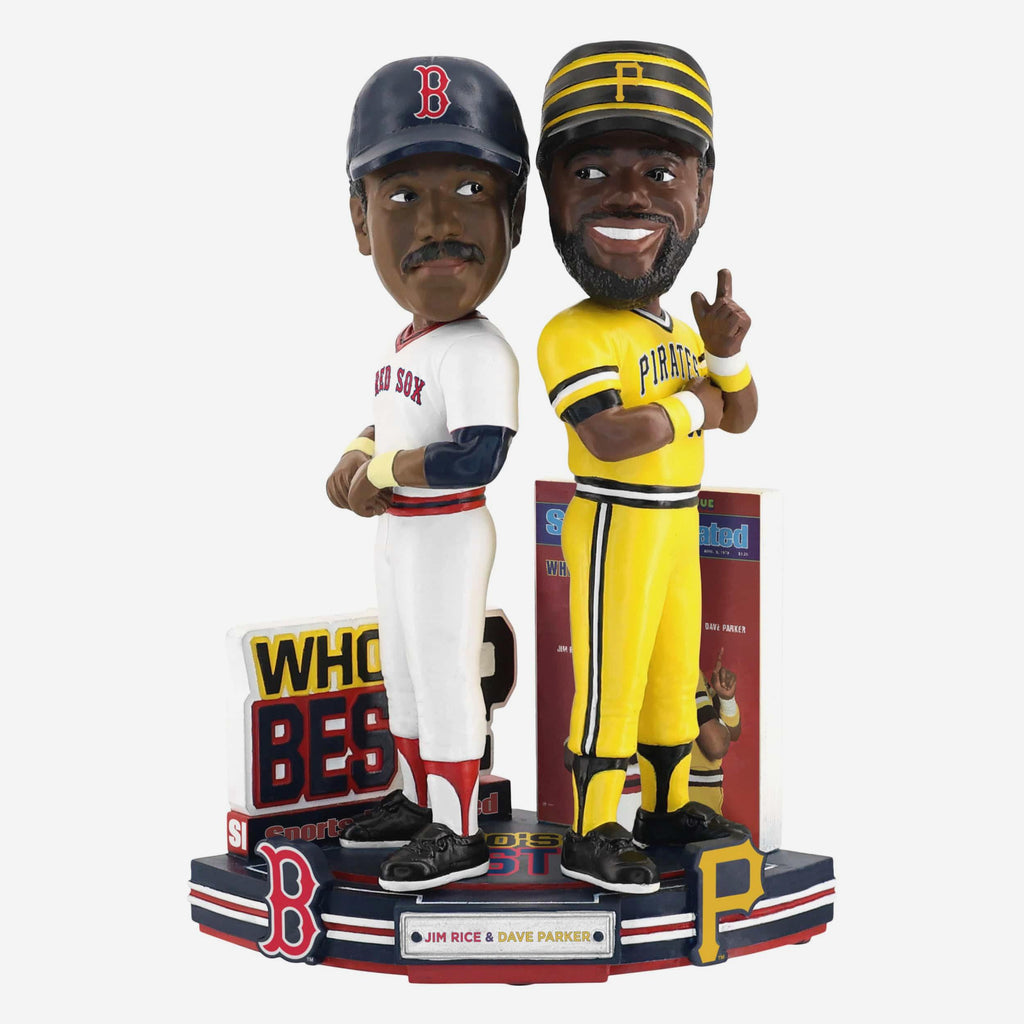 Jim Rice & Dave Parker Boston Red Sox & Pittsburgh Pirates Who's Best Dual Sports Illustrated Cover Bobblehead FOCO - FOCO.com