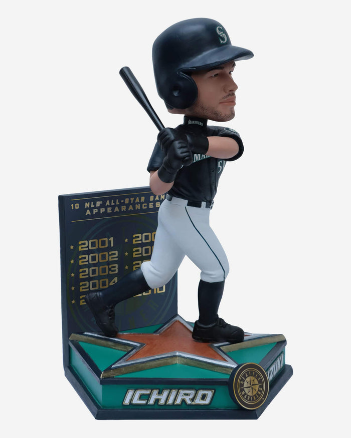 Ichiro Suzuki Seattle Mariners 10X All-Star Bobblehead FOCO - FOCO.com