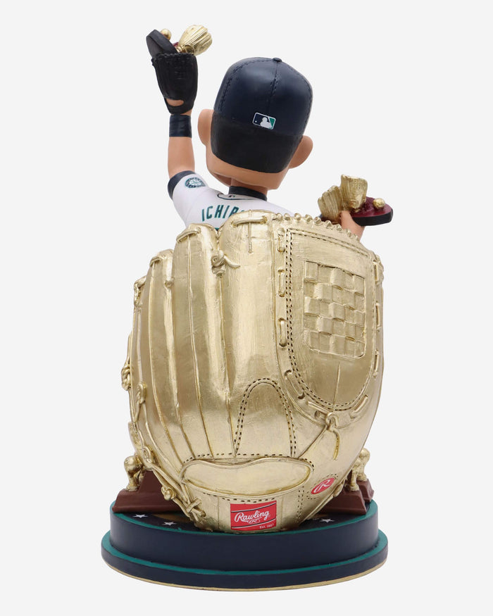 Ichiro Suzuki Seattle Mariners 10x Gold Glove Award Bobblehead FOCO - FOCO.com