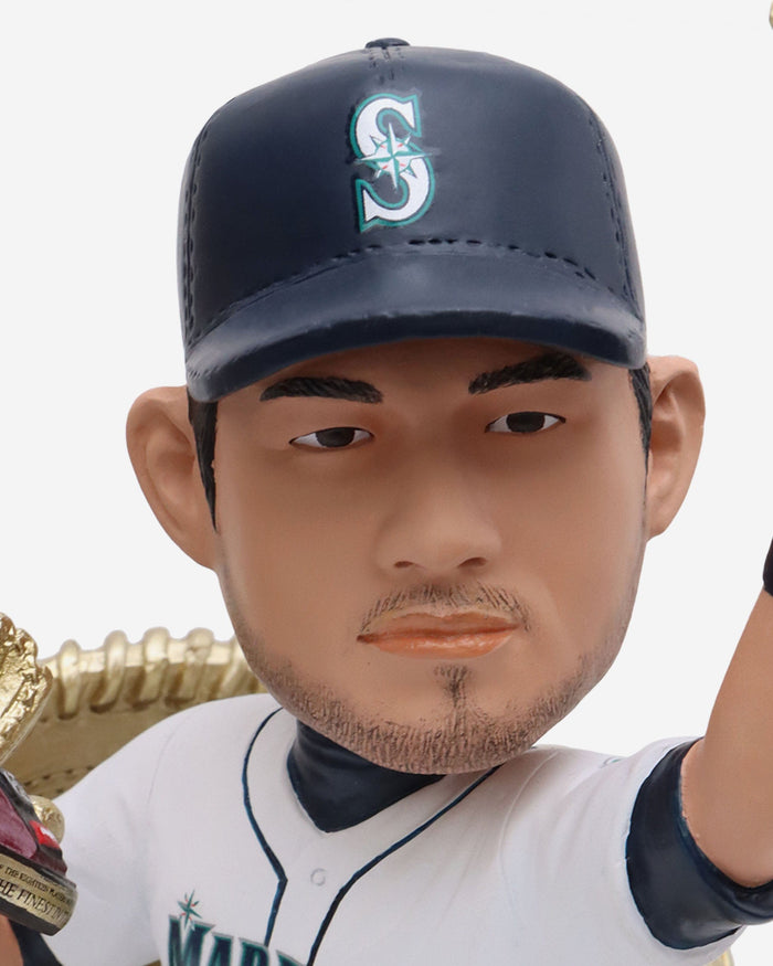 Ichiro Suzuki Seattle Mariners 10x Gold Glove Award Bobblehead FOCO - FOCO.com