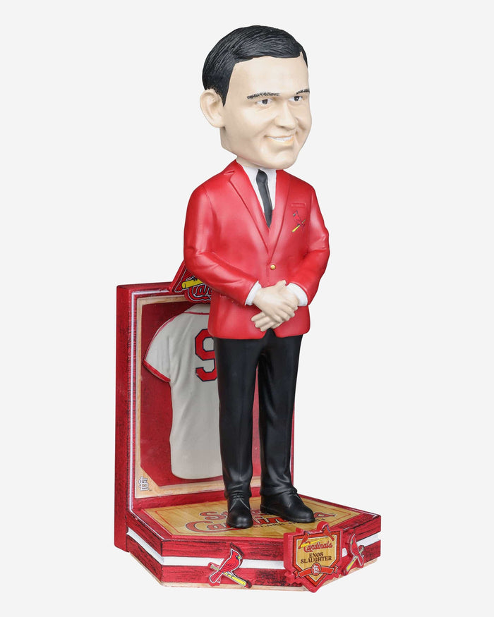 Enos Slaughter St Louis Cardinals Red Jacket Bobblehead FOCO - FOCO.com