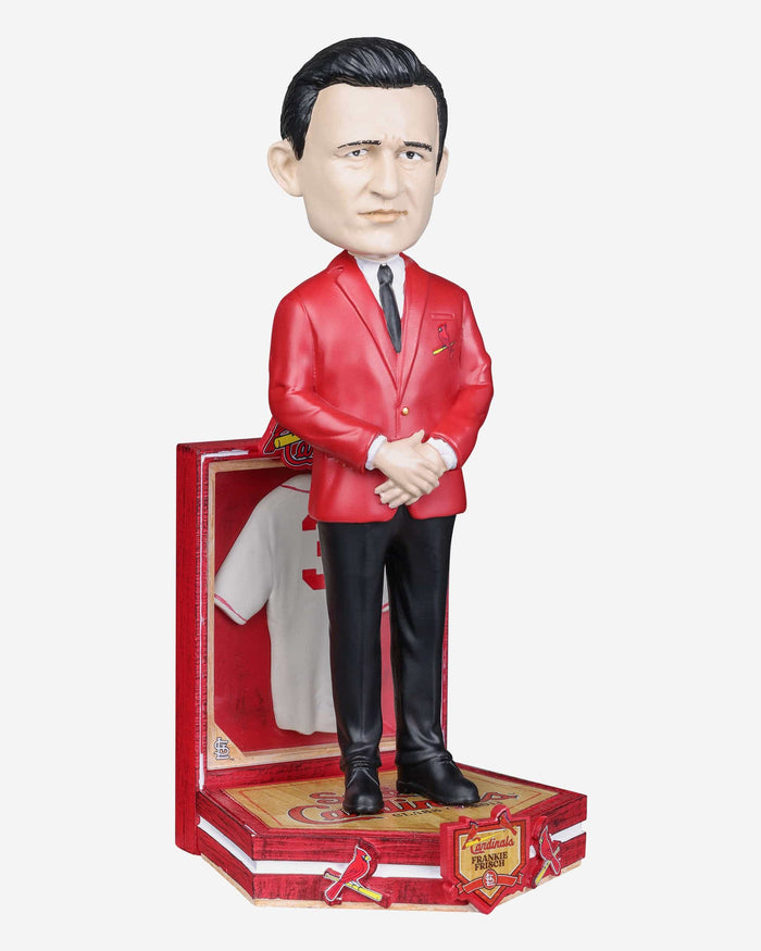 Frankie Frisch St Louis Cardinals Red Jacket Bobblehead FOCO - FOCO.com