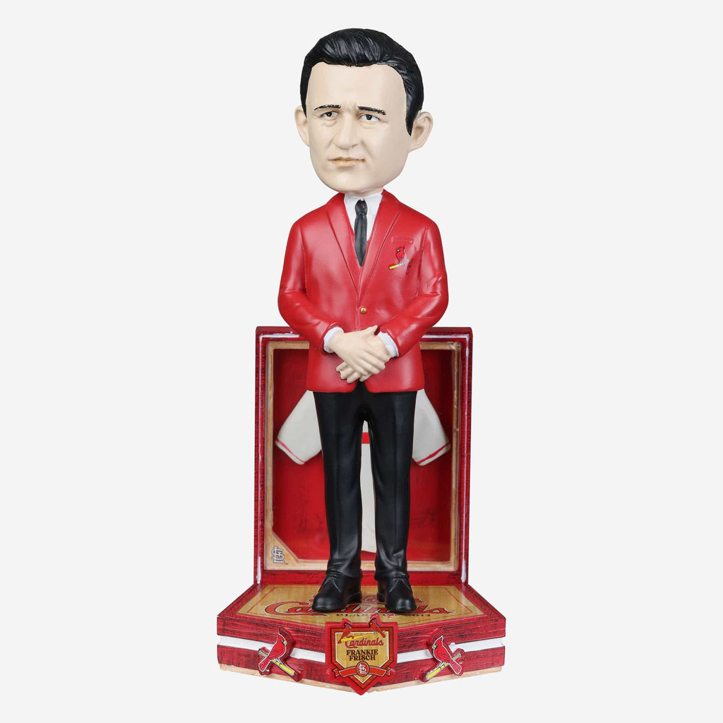 Frankie Frisch St Louis Cardinals Red Jacket Bobblehead FOCO - FOCO.com