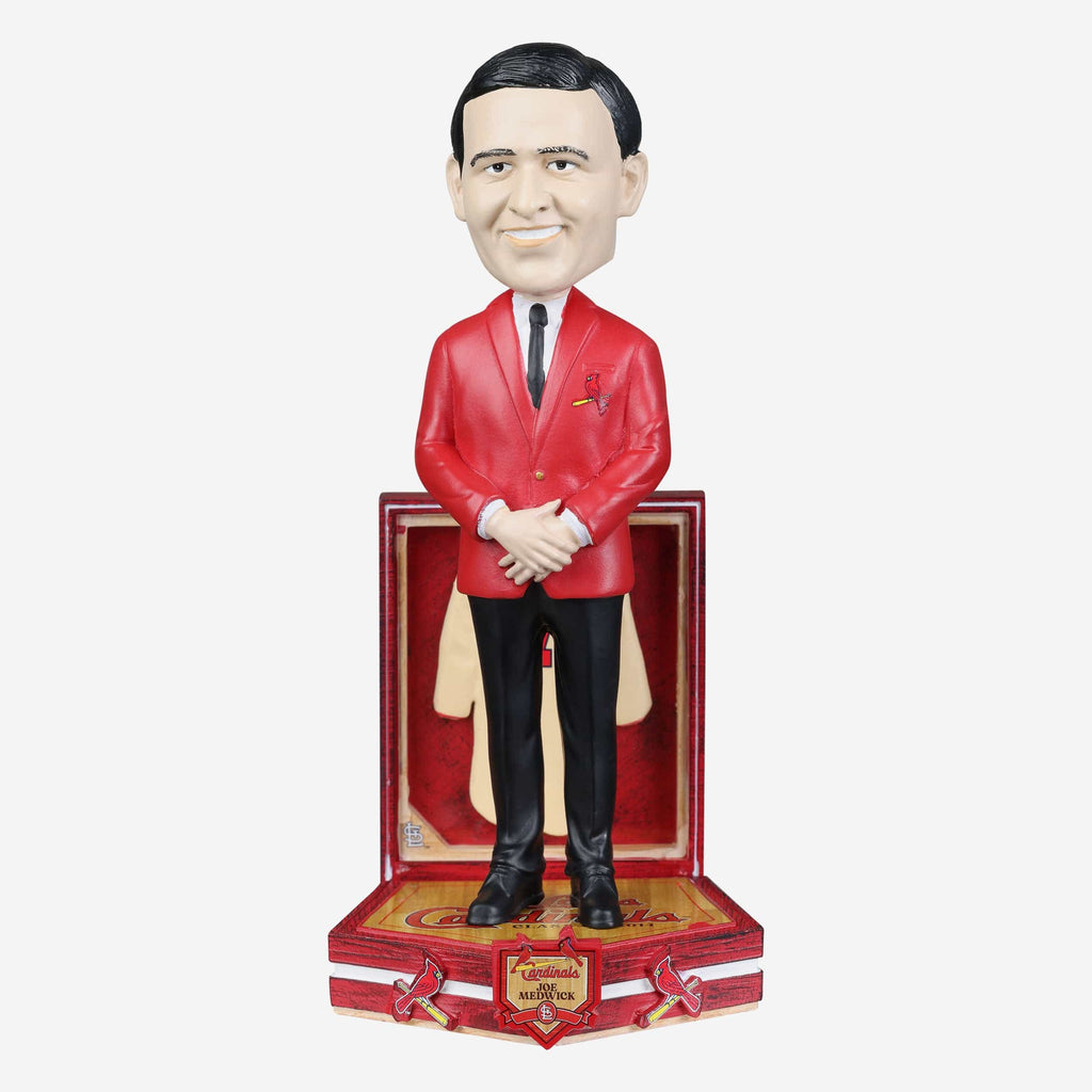 Joe Medwick St Louis Cardinals Red Jacket Bobblehead FOCO - FOCO.com