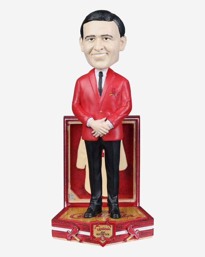 Joe Medwick St Louis Cardinals Red Jacket Bobblehead FOCO - FOCO.com