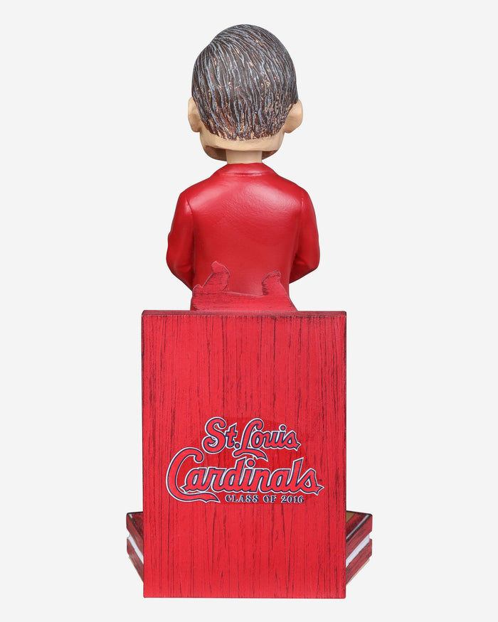 Joe Torre St Louis Cardinals Red Jacket Bobblehead FOCO - FOCO.com