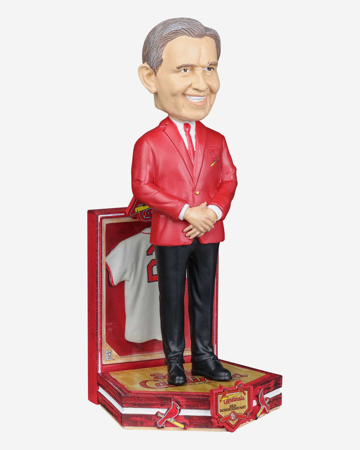 Red Schoendienst St Louis Cardinals Red Jacket Bobblehead FOCO - FOCO.com