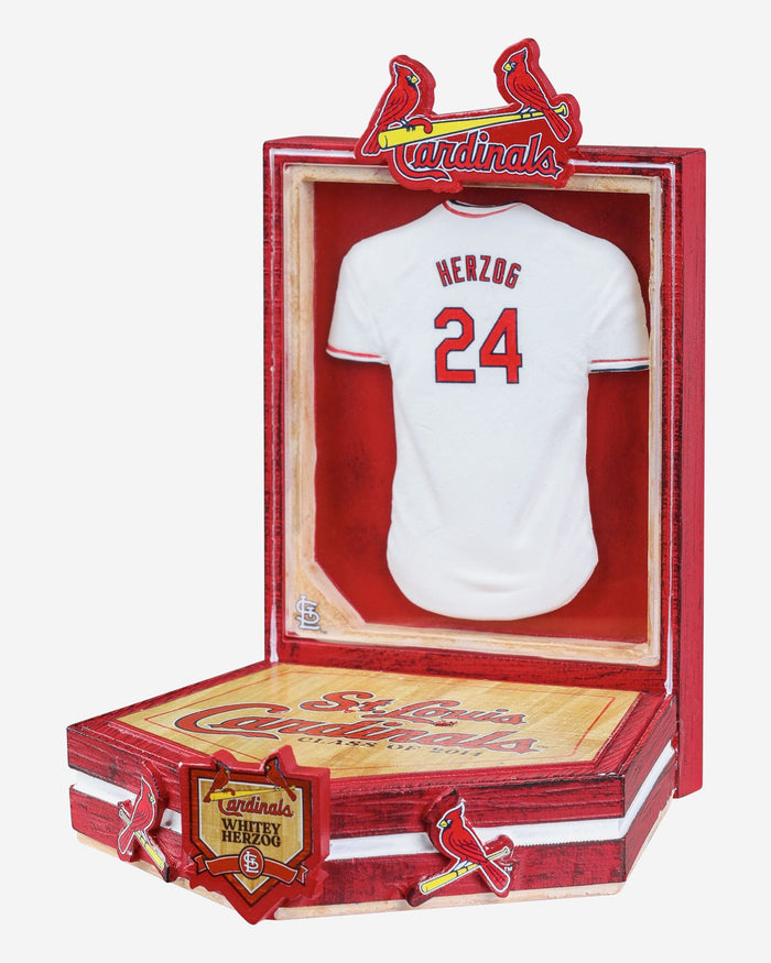 Whitey Herzog St Louis Cardinals Red Jacket Bobblehead FOCO - FOCO.com