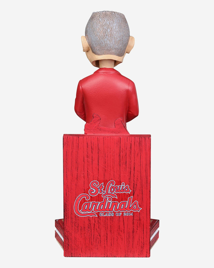 Whitey Herzog St Louis Cardinals Red Jacket Bobblehead FOCO - FOCO.com