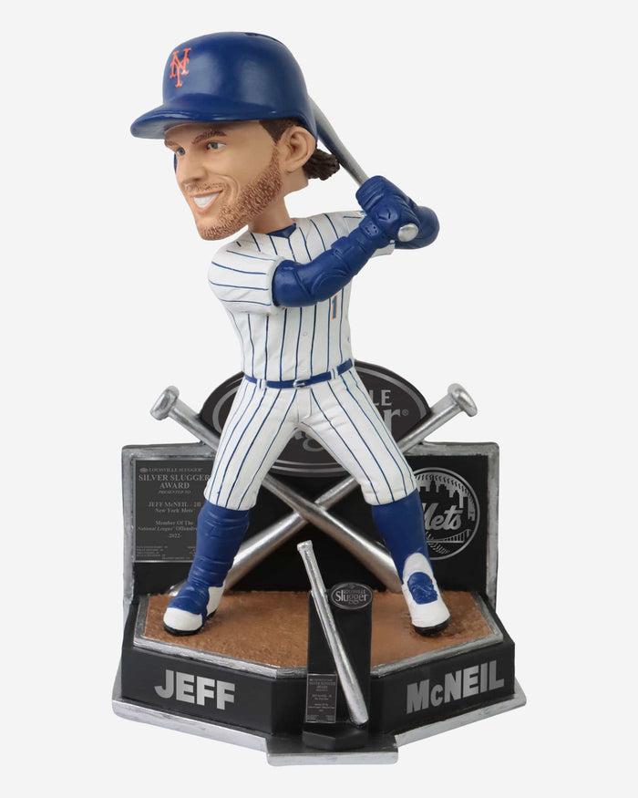 Jeff McNeil New York Mets 2022 Silver Slugger Bobblehead FOCO - FOCO.com