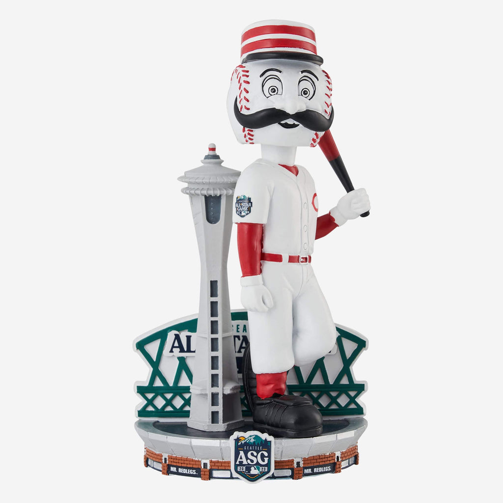 Mr Redlegs Cincinnati Reds 2023 All-Star Bobbles on Parade Mascot Bobblehead FOCO - FOCO.com