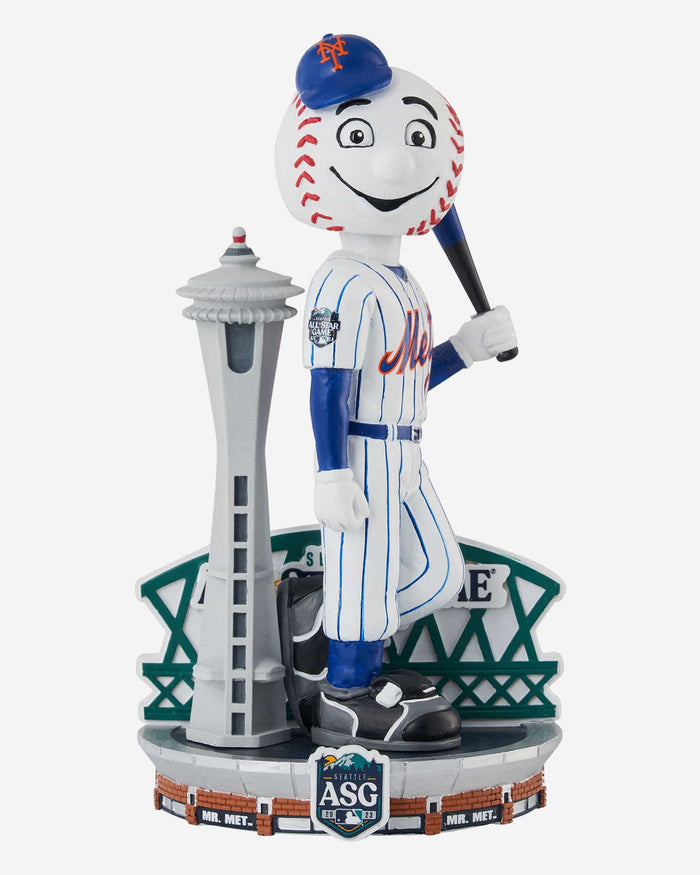 Mr Met New York Mets 2023 All-Star Bobbles on Parade Mascot Bobblehead FOCO - FOCO.com