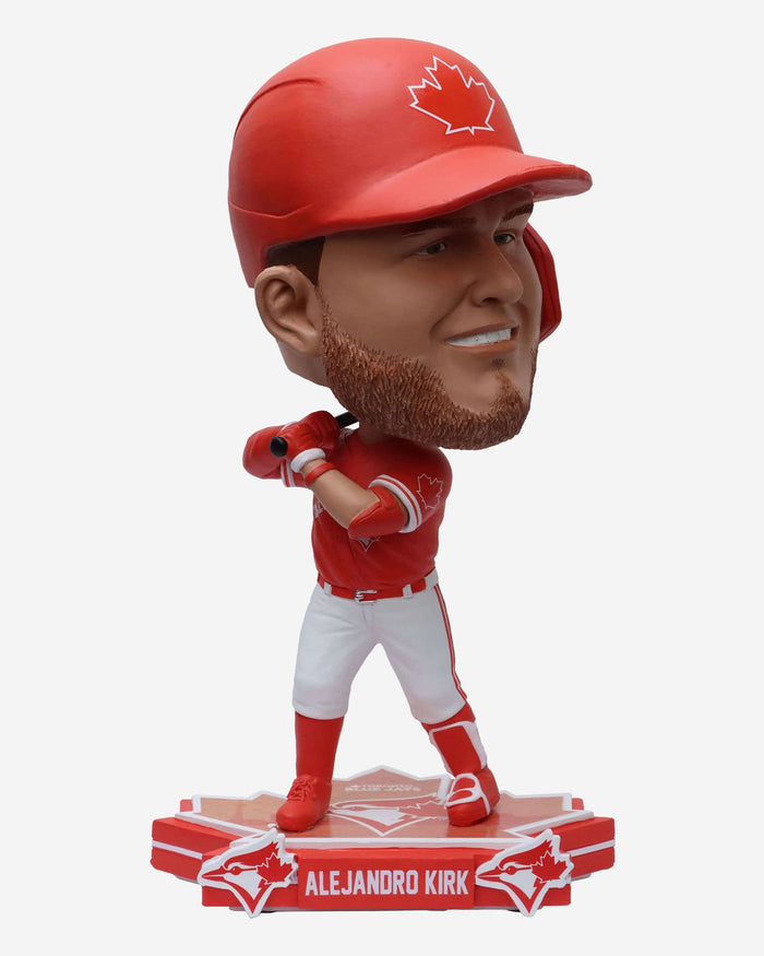 Alejandro Kirk Toronto Blue Jays Canada Day Uniform Bighead Bobblehead FOCO - FOCO.com