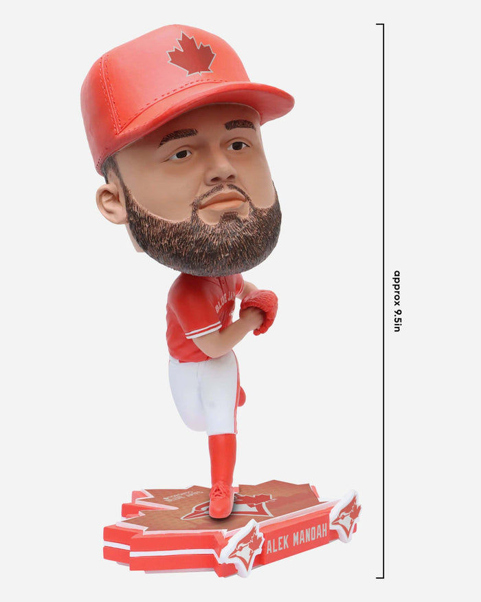 Alek Manoah Toronto Blue Jays Canada Day Uniform Bighead Bobblehead FOCO - FOCO.com