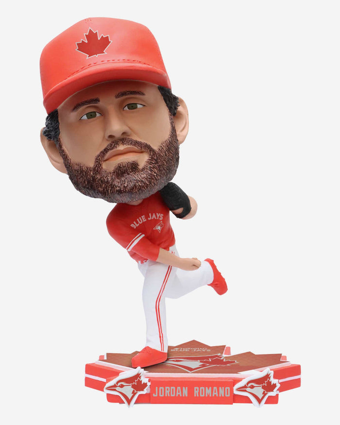 Jordan Romano Toronto Blue Jays Canada Day Uniform Bighead Bobblehead FOCO - FOCO.com