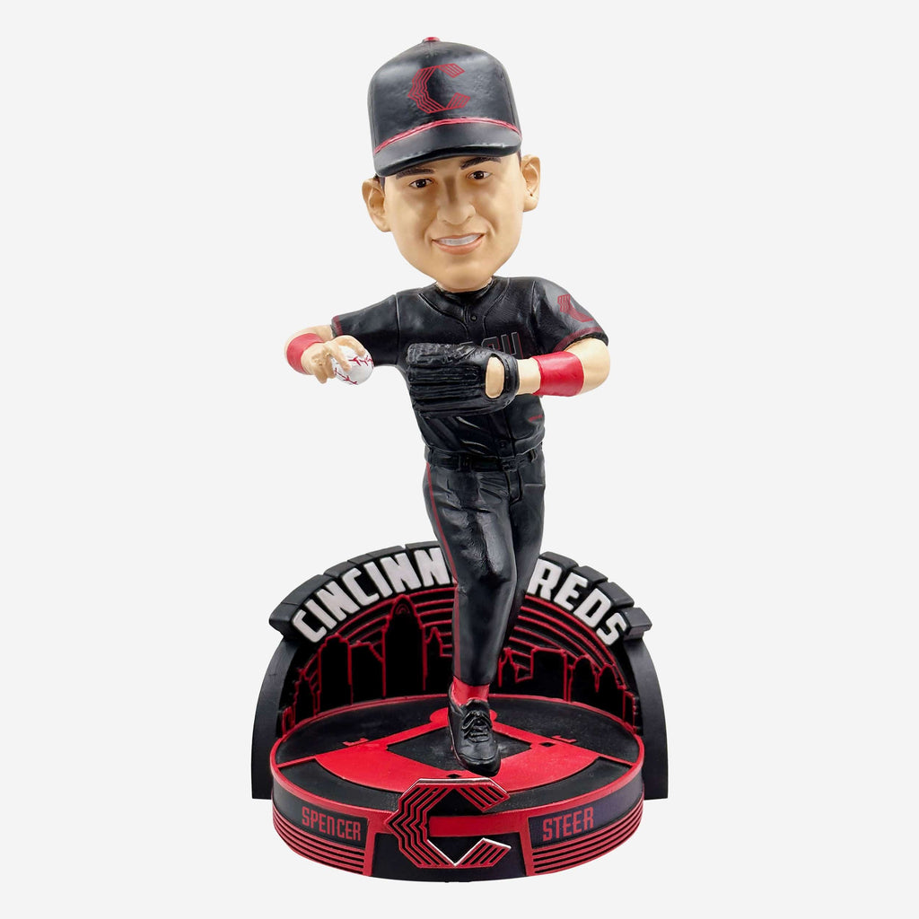 Spencer Steer Cincinnati Reds 2023 City Connect Bobblehead FOCO - FOCO.com