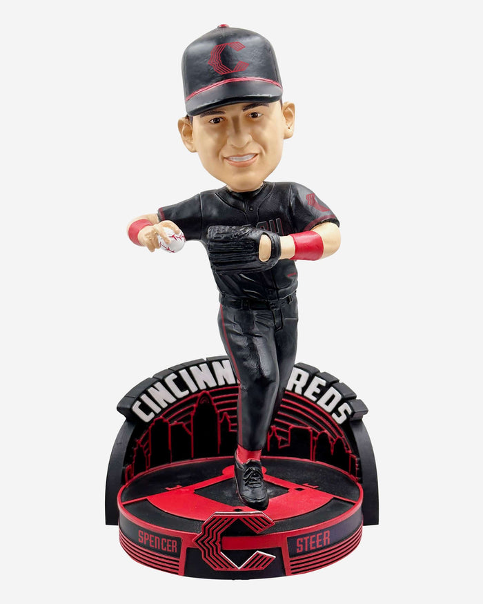 Spencer Steer Cincinnati Reds 2023 City Connect Bobblehead FOCO - FOCO.com