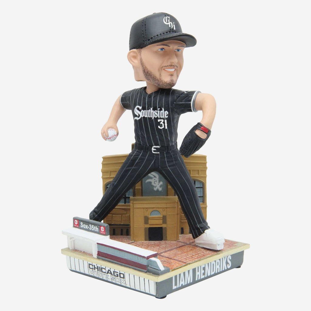 Liam Hendriks Chicago White Sox City Connect Welcome Back Bobblehead FOCO - FOCO.com