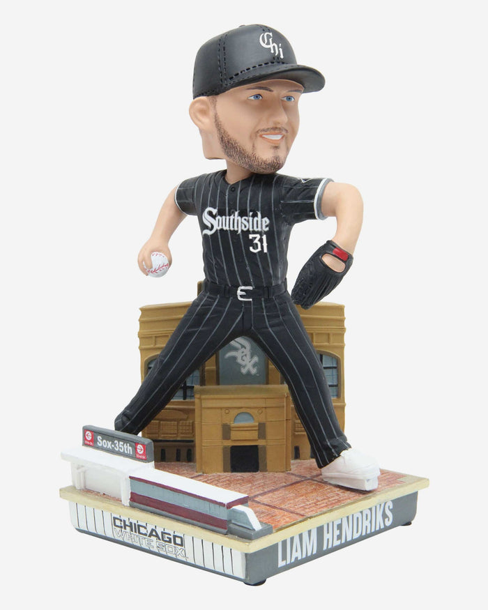 Liam Hendriks Chicago White Sox City Connect Welcome Back Bobblehead FOCO - FOCO.com