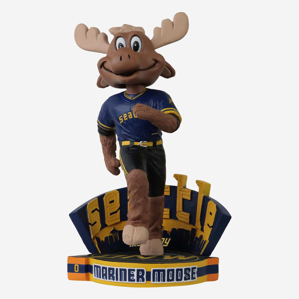 Mariner Moose Seattle Mariners 2023 City Connect Mascot Bobblehead FOCO - FOCO.com