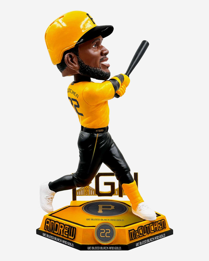 Andrew McCutchen Pittsburgh Pirates 2023 City Connect Bobblehead FOCO - FOCO.com