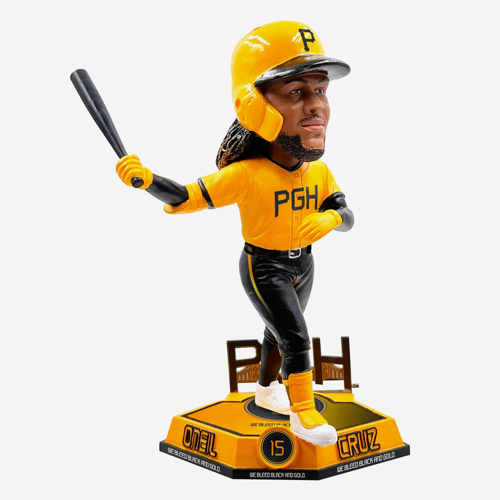 Oneil Cruz Pittsburgh Pirates 2023 City Connect Bobblehead FOCO - FOCO.com