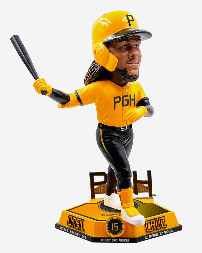 Oneil Cruz Pittsburgh Pirates 2023 City Connect Bobblehead FOCO - FOCO.com