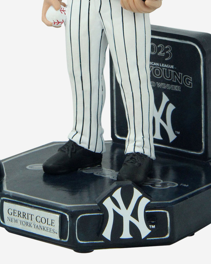Gerrit Cole New York Yankees 2023 AL Cy Young Award Bobblehead FOCO - FOCO.com