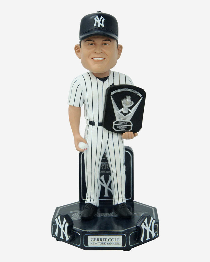 Gerrit Cole New York Yankees 2023 AL Cy Young Award Bobblehead FOCO - FOCO.com