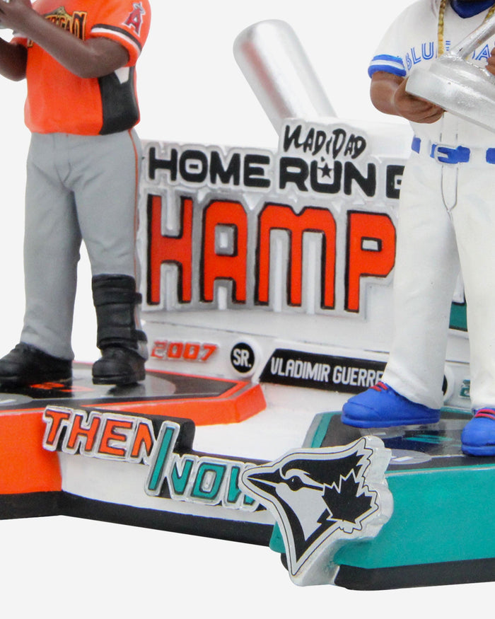 Vladimir Guerrero Sr & Jr Los Angeles Angels & Toronto Blue Jays Home Run Derby Champions Then and Now Bobblehead FOCO - FOCO.com