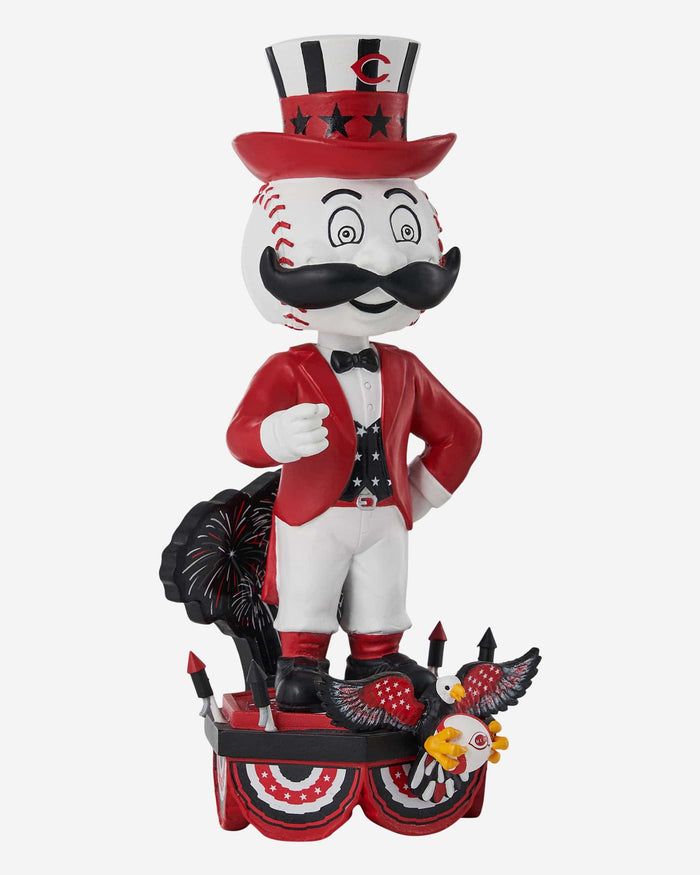 Mr Redlegs Cincinnati Reds Americana Mascot Bobblehead FOCO - FOCO.com