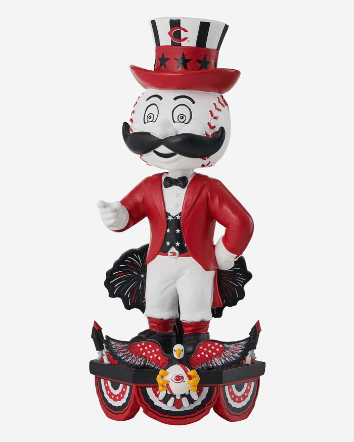 Mr Redlegs Cincinnati Reds Americana Mascot Bobblehead FOCO - FOCO.com