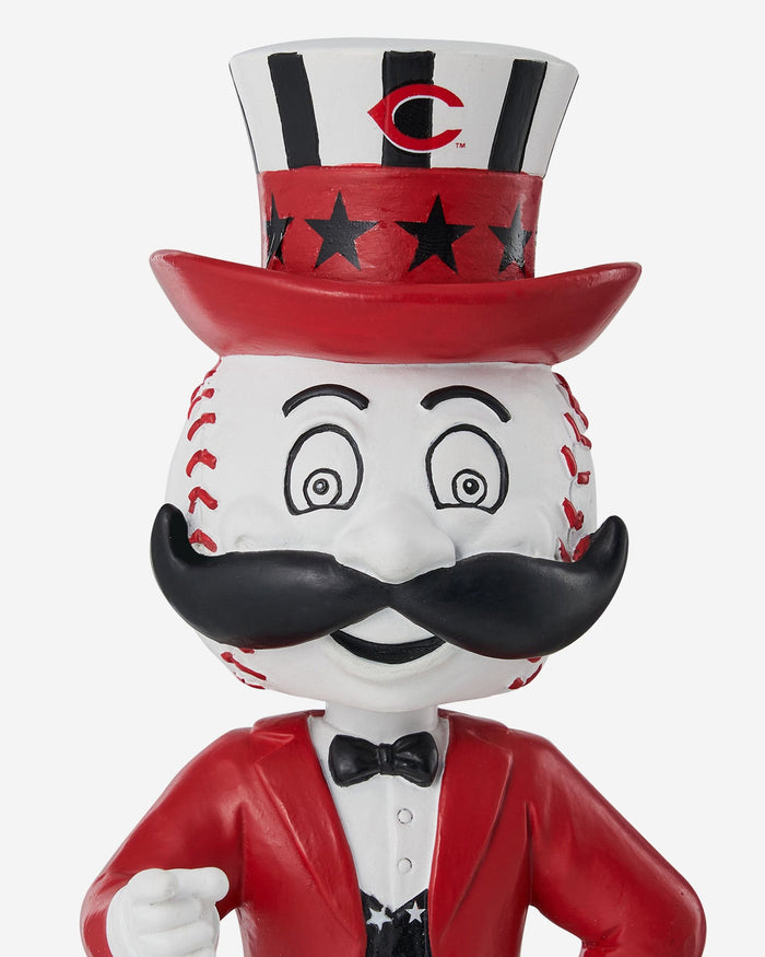 Mr Redlegs Cincinnati Reds Americana Mascot Bobblehead FOCO - FOCO.com