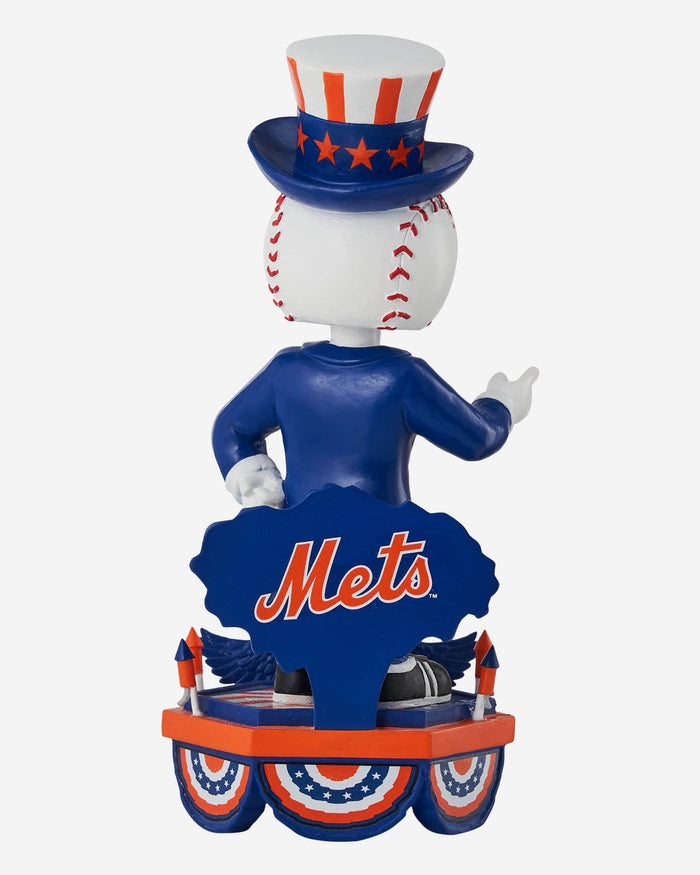 Mr Met New York Mets Americana Mascot Bobblehead FOCO - FOCO.com