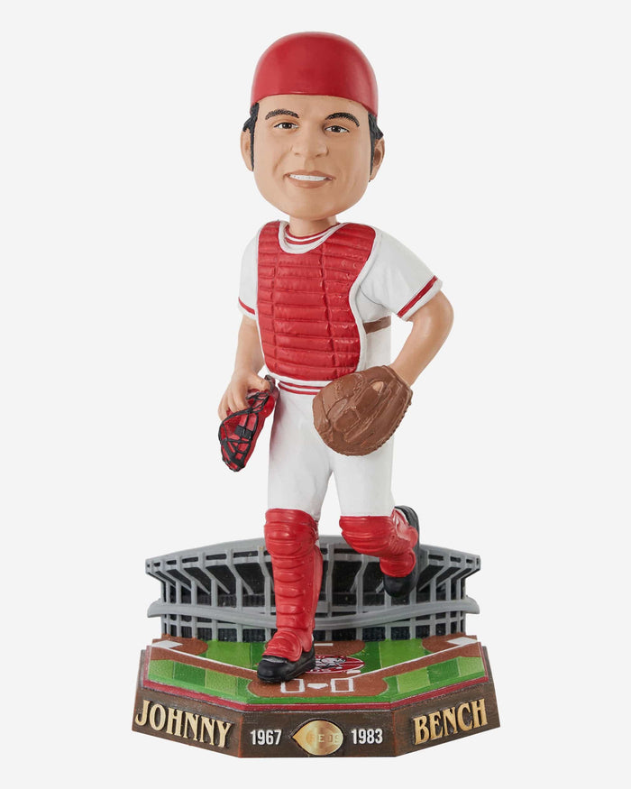 Johnny Bench Cincinnati Reds Retired Pro Gate Series Bobblehead FOCO - FOCO.com